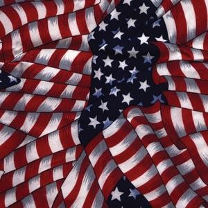 Chill-Its 6700  Evaporative Cooling Bandana - Tie Style - Stars & Stripes Design (12303) Image 4
