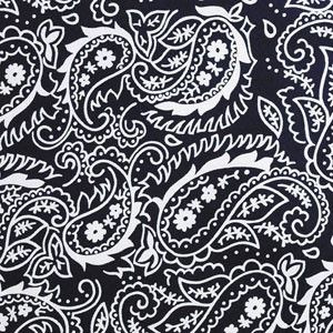 Chill-Its 6700  Evaporative Cooling Bandana - Tie Style - Navy Blue Western Design (12306) Image 4