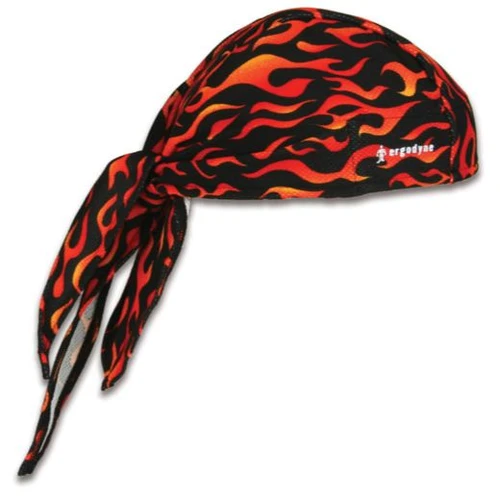 Chill-Its 6615  High-Performance Dew Rag - Flames Design (12485) Image 0