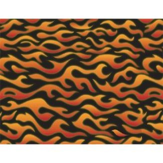 Chill-Its 6615  High-Performance Dew Rag - Flames Design (12485) Image 1