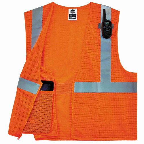 GloWear 21043  8210Z Type R Class 2 Economy Mesh Vest - S/M Image 2