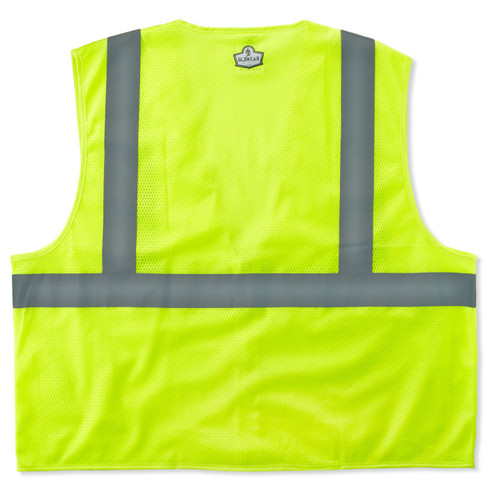 GloWear 8210Z  Class 2 Lime Economy Vest - Small/Medium (21053) Image 1