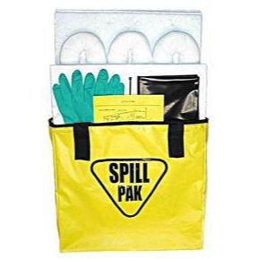 EnviroMet SP-1U  Deluxe Universal Spill Kit with Water-Resistant Yellow Vinyl Bag Image 0