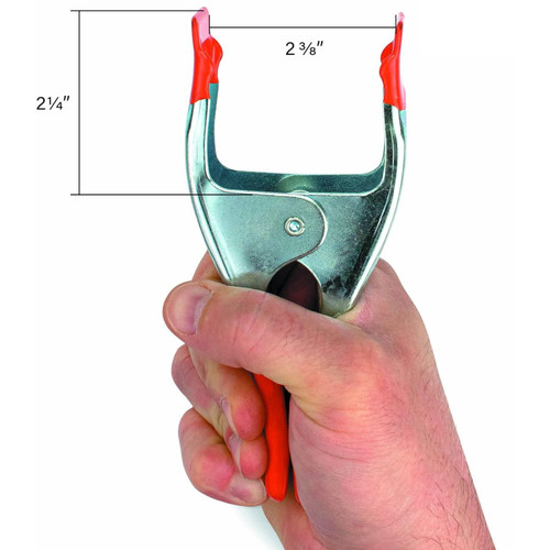 Enkay 1146  6" Heavy Duty Metal Insulated Spring Clamp (2-3/8" Opening) Image 2