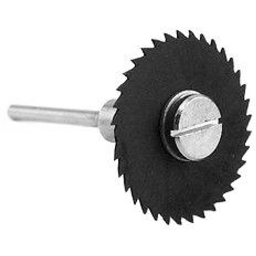 Enkay 384-C  1-1/4" Wood Cutting Saw Blade with 1/8" Shank Mandrel Image 0