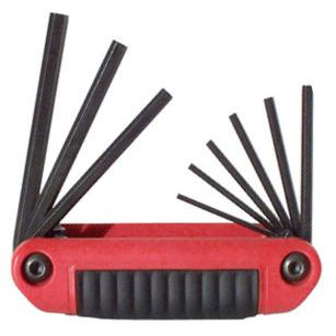 Eklind 25911  9 Piece Ergo-Fold SAE Fold-Up Hex Key Set (5/64" to 1/4") Image 0