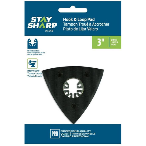 Exchange-A-Blade 2070122  Stay Sharp Hook & Loop Sandpaper Pad for Oscillating Tools Image 1