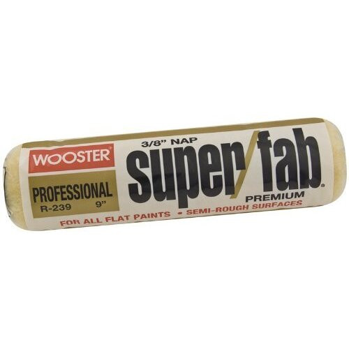 Wooster R239-9  Super/Fab 9" Professional Roller Cover with 3/8" Nap Image 0