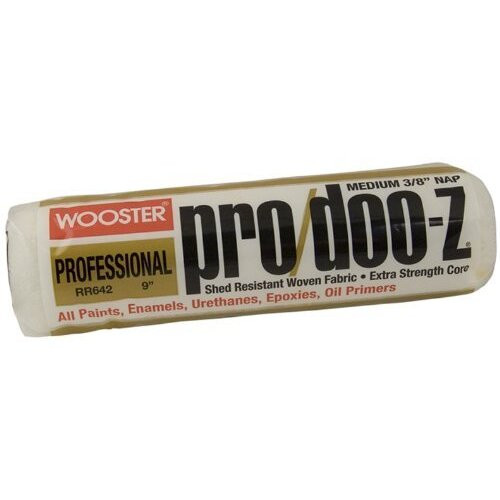 Wooster RR642-9  Pro/Doo-Z 9" Shed Resistant Professional Roller Cover with 3/8" Nap Image 0