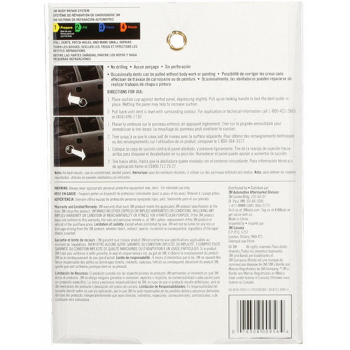 3M 956  Bondo Double Handle Locking Suction Cup Dent Puller Image 1