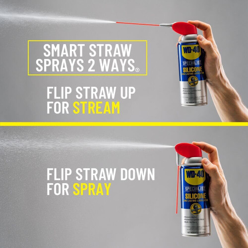 WD-40 30001  Specialist Silicone Lubricant Spray with Smart Straw - 11 oz can (300012) Image 2 WD-40 30001  Specialist Silicone Lubricant Spray with Smart Straw - 11 oz can (300012) Image 2