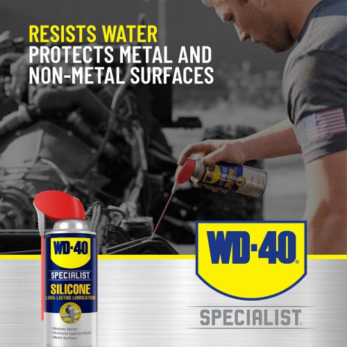 WD-40 30001  Specialist Silicone Lubricant Spray with Smart Straw - 11 oz can (300012) Image 3 WD-40 30001  Specialist Silicone Lubricant Spray with Smart Straw - 11 oz can (300012) Image 3