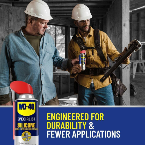 WD-40 30001  Specialist Silicone Lubricant Spray with Smart Straw - 11 oz can (300012) Image 4