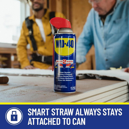 WD-40 49002  Multi-Use Product with Smart Straw - 8-oz Can Image 2 WD-40 49002  Multi-Use Product with Smart Straw - 8-oz Can Image 2