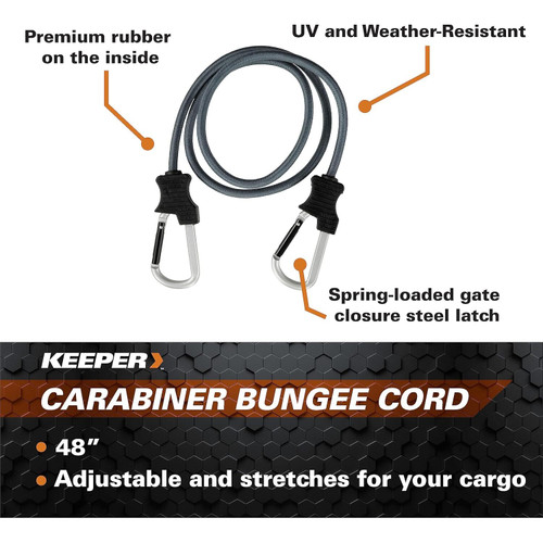 Keeper 06158  48" Carabiner Bungee Cord Image 2