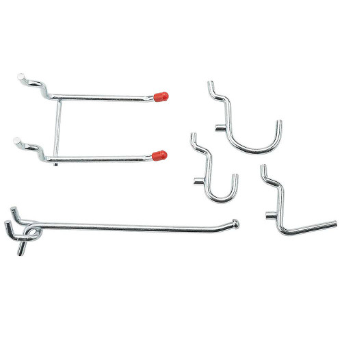 National N182-002  Assorted 16 Piece Hooks for Pegboard (V2379) Garage/Workshop Kit Image 0