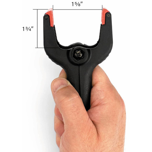 Enkay 1154  4-1/2" Heavy Duty Plastic Spring Clamp with Swivel Pads Image 2