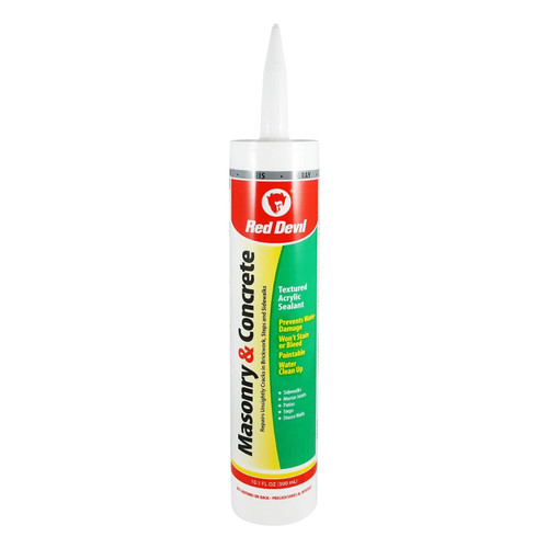 Red Devil 0646  Masonry & Concrete Repair Sealant 10.1 FL. OZ. Cartridge Gray Image 0