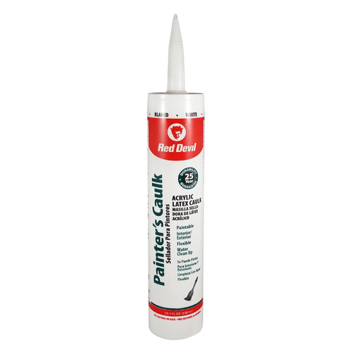 Red Devil 0746  Painter's Caulk 10.1 FL. OZ. Cartridge White Image 0