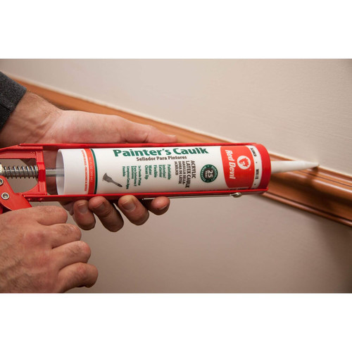 Red Devil 0746  Painter's Caulk 10.1 FL. OZ. Cartridge White Image 2