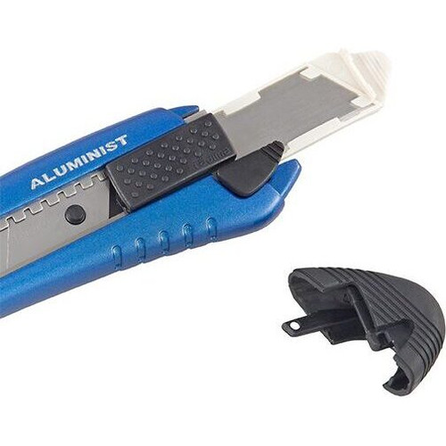 Tajima AC-500B  Utility Knife - 3/4" 7-Point Rock Hard Blue Aluminist 500 Snap Blade Box Cutter with Auto Lock & 3 Endura-Blades Image 2
