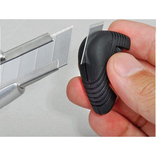 Tajima AC-500B  Utility Knife - 3/4" 7-Point Rock Hard Blue Aluminist 500 Snap Blade Box Cutter with Auto Lock & 3 Endura-Blades Image 3