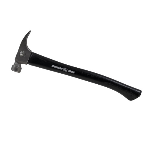 Dead On Tools DO21C  21-oz Milled Face Hammer with 18" Curved Hickory Handle Image 2