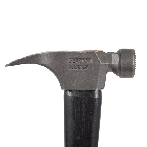 Dead On Tools DO21C  21-oz Milled Face Hammer with 18" Curved Hickory Handle Image 6