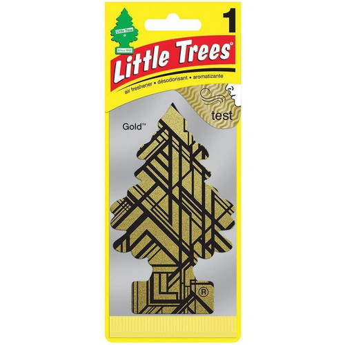 Little Trees U1P10210  Car Air Freshener Gold Scent - Single Tree per Package Image 1