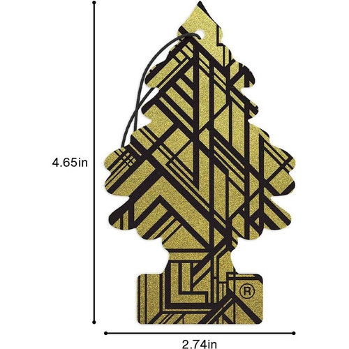 Little Trees U1P10210  Car Air Freshener Gold Scent - Single Tree per Package Image 6