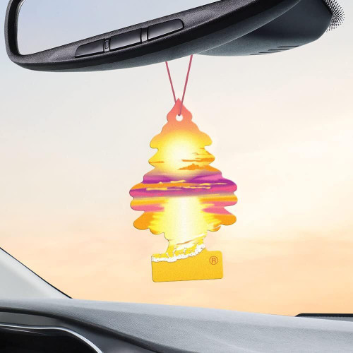 Little Trees U1P17177  Car Air Freshener Sunset Beach Scent - Single Tree per Package Image 3