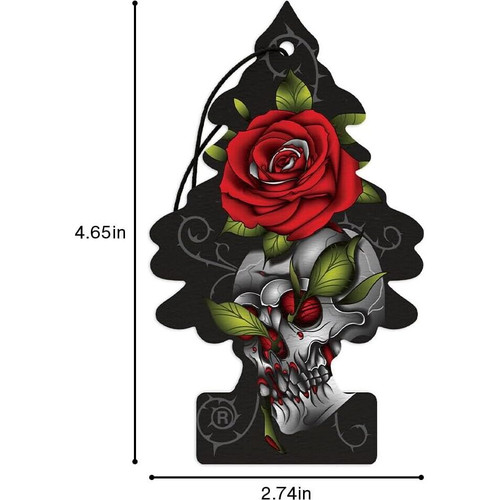 Little Trees U1P17308  Car Air Freshener Rose Thorn Scent - Single Tree per Package Image 6