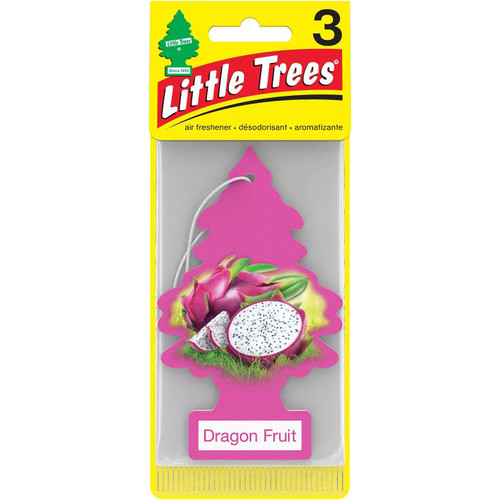 Little Trees U3S30397  Car Air Freshener Dragon Fruit Scent - 3 Trees per Package Image 1