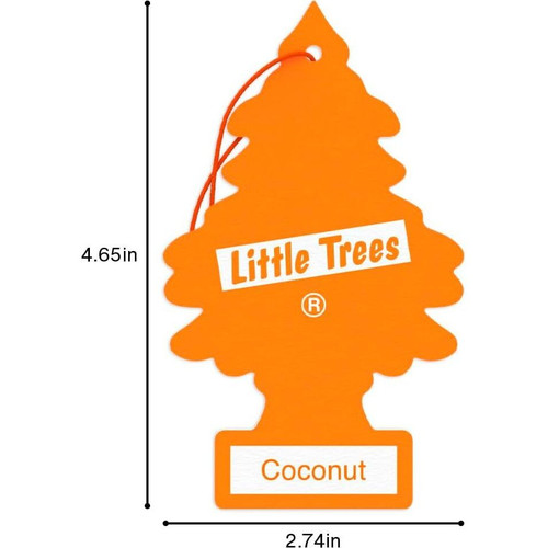 Little Trees U6P60317  Car Air Freshener Coconut Scent - 6 Trees per Package Image 6