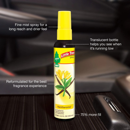 Little Trees UPS06305  Spry Air Freshener Vanillaroma Scent - 3.5 Fl Oz Image 4