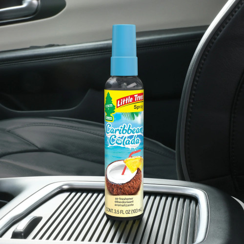 Little Trees UPS06324  Spry Air Freshener Caribbean Colada Scent - 3.5 Fl Oz Image 3