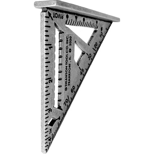 Swanson S0145  4-1/2" Aluminum Speed Trim Square Image 2