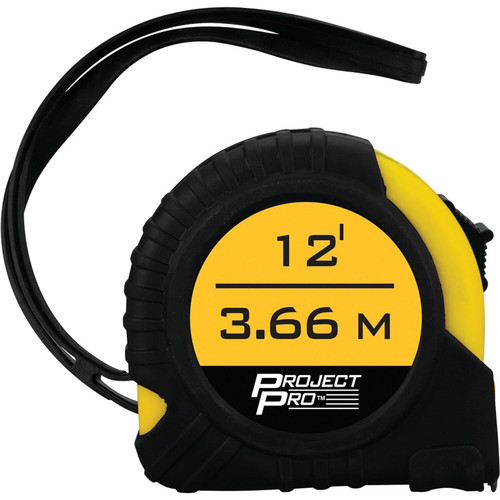 Performance Tool 1131  12 Foot Cushion Grip Tape Measure with SAE and Metric Markings Image 0