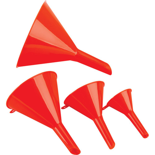 Performance Tool 1144  4-Piece Plastic Funnel Set Image 0