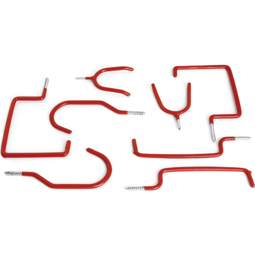 Performance Tool 1507  8-Piece Vinyl Coated Assorted Storage Hooks Set Image 0