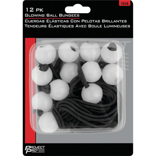 Performance Tool 1516  12 Pack Glowing Ball Bungees Image 1