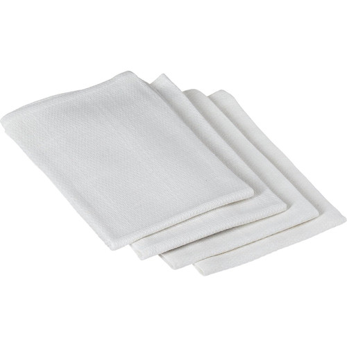 Buffalo 63100HB  18" x 18" Super Absorbent Cotton Glass Towels - 4 per Bag Image 1