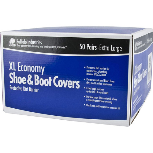 Buffalo 68402  XL Economy Shoe and Boot Covers - 50 Pair per Box Image 0