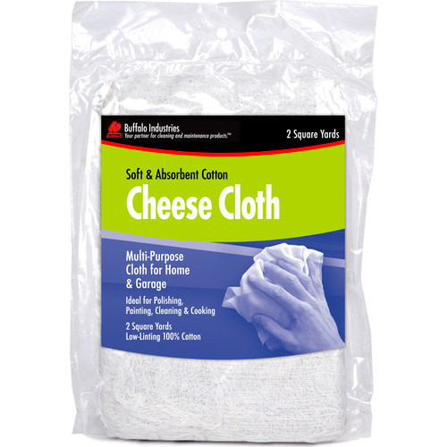 Buffalo 68581  Soft and Absorbent Cotton Cheese Cloth - 2 Square Yards per Bag Image 0
