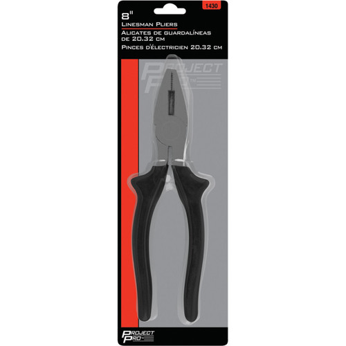 Performance Tool 1430  8 Inch Linesman Pliers Image 1