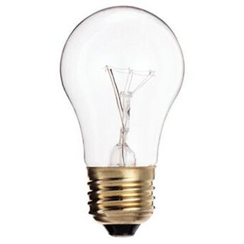 Satco S3720  40 Watt Clear Appliance Light Bulb with Medium Base Image 0