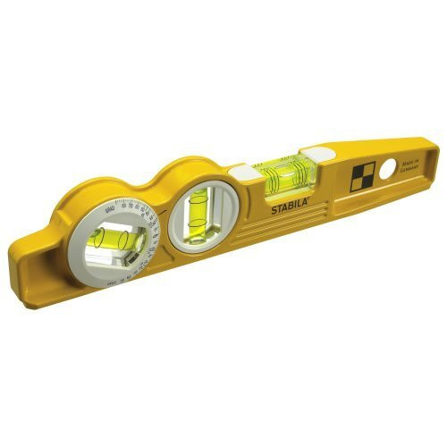 Stabila 25360  10" Die Cast Torpedo Level with 360 Degree Vial and V-Groove Magnet Image 0