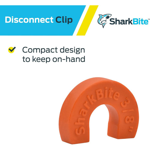 SharkBite U708  3/8" Disconnect Clip for PEX Image 3