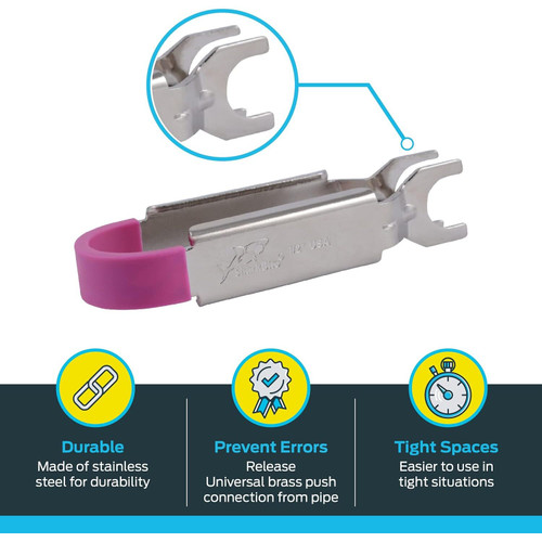 SharkBite U711  1/2" Disconnect Tongs for PEX Image 2