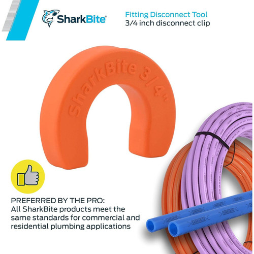 SharkBite U712  3/4" Disconnect Clip for PEX Image 3
